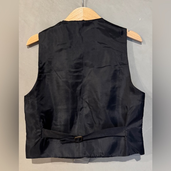 NWT Vintage Christian Dior Monsieur tapestry vest western cowboy horse size 4 - Picture 3 of 5